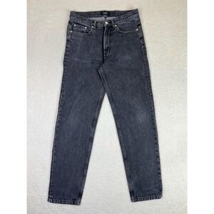 A.P.C. Jean Martin Jeans Mens 28x29 Gray Slim Straight Denim Pants Charcoal Wash